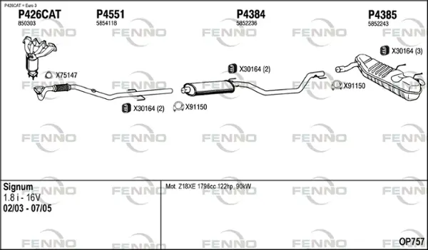 Изпускателна система FENNO               
