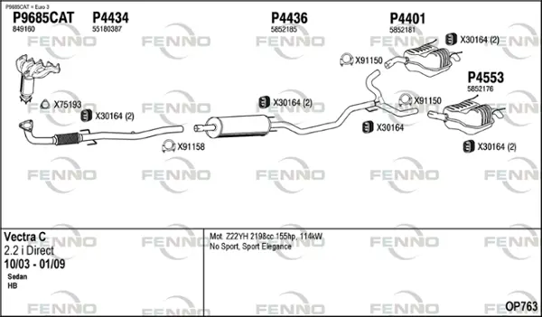 Изпускателна система FENNO               