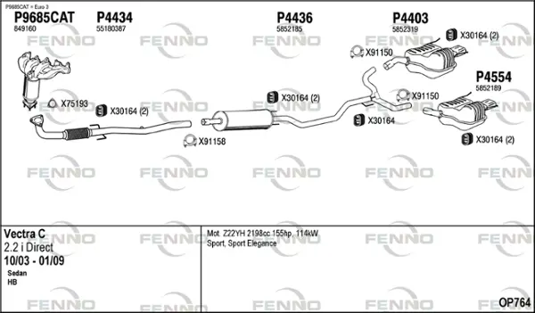 Изпускателна система FENNO               