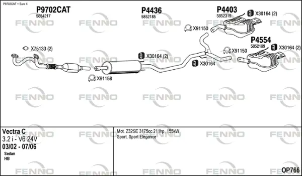 Изпускателна система FENNO               