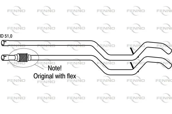 изпускателна тръба FENNO               