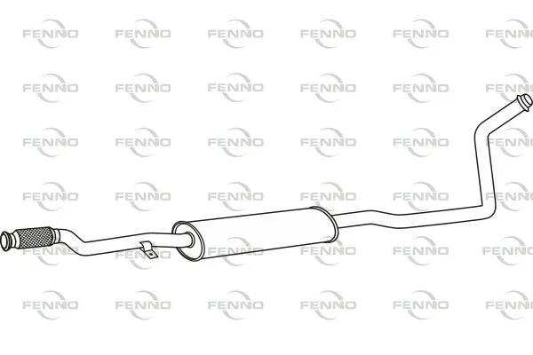 средно гърне FENNO               