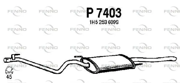 крайно гърне FENNO               