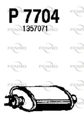 средно гърне FENNO               