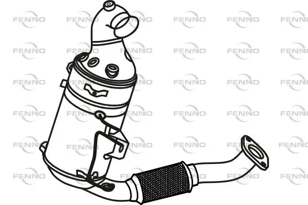 филтър за сажди-твърди частици, изпускателна система FENNO               