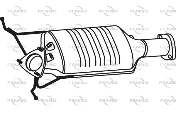 филтър за сажди-твърди частици, изпускателна система FENNO               