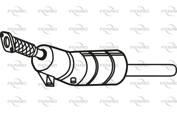филтър за сажди-твърди частици, изпускателна система FENNO               