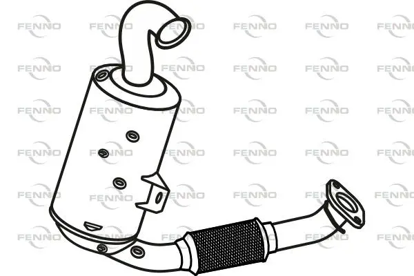 филтър за сажди-твърди частици, изпускателна система FENNO               