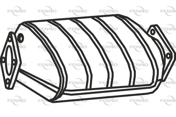 филтър за сажди-твърди частици, изпускателна система FENNO               