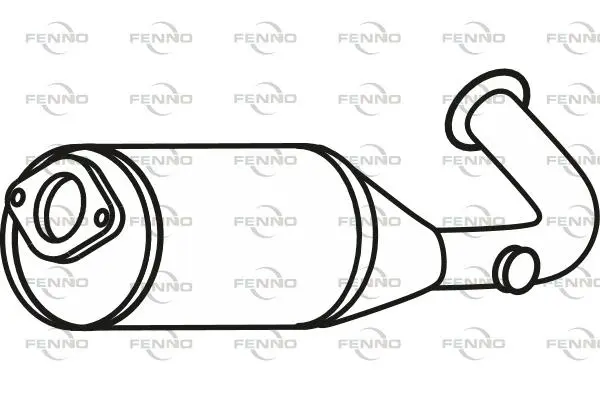 филтър за сажди-твърди частици, изпускателна система FENNO               