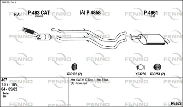 Изпускателна система FENNO               