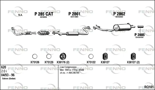 Изпускателна система FENNO               