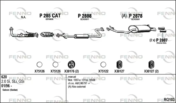 Изпускателна система FENNO               