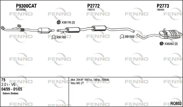 Изпускателна система FENNO               