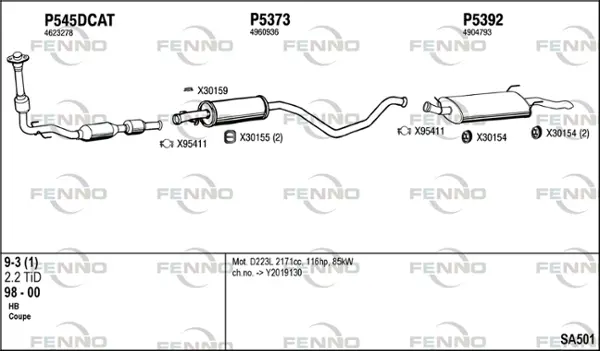 Изпускателна система FENNO               