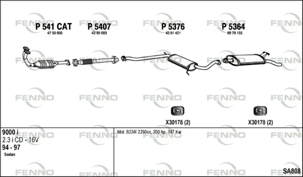 Изпускателна система FENNO               