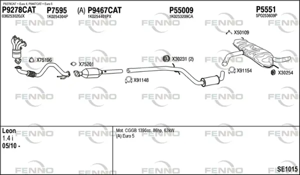 Изпускателна система FENNO               