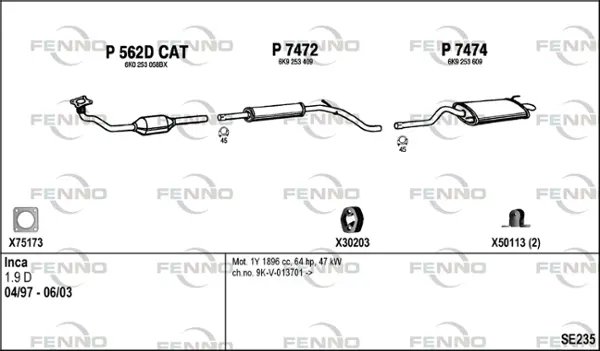 Изпускателна система FENNO               
