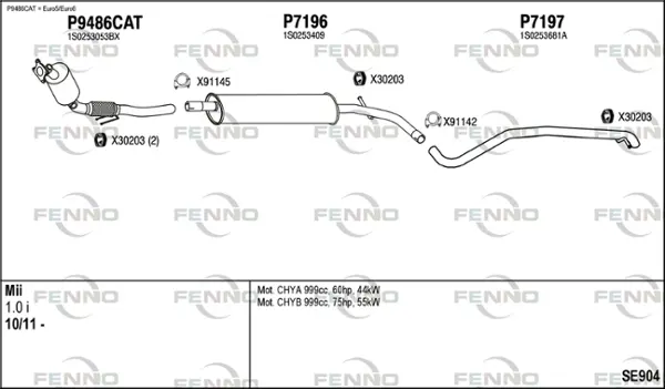 Изпускателна система FENNO               