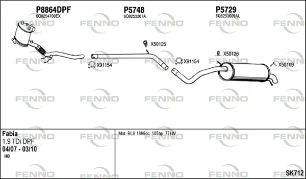 Изпускателна система FENNO               