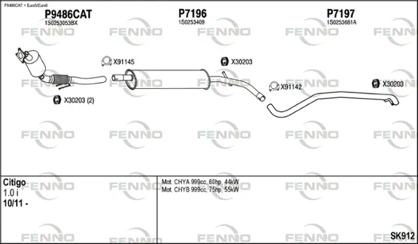 Изпускателна система FENNO               
