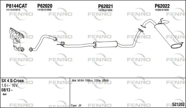 Изпускателна система FENNO               