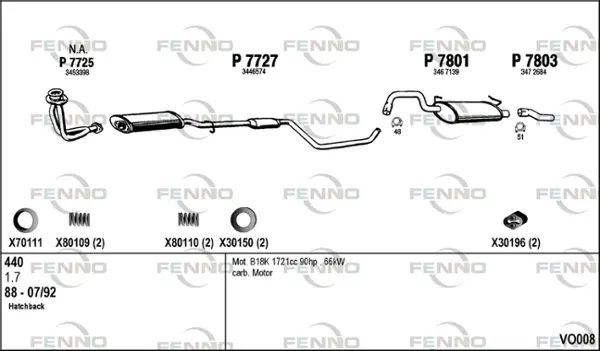 Изпускателна система FENNO               