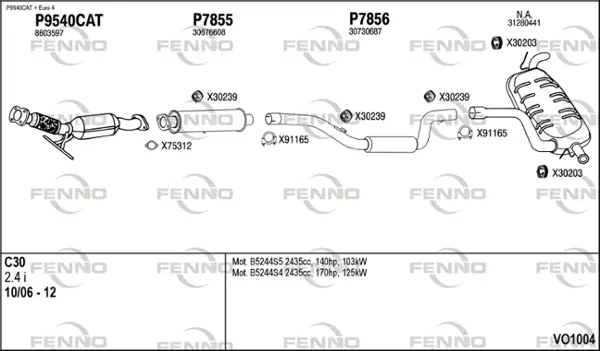 Изпускателна система FENNO               