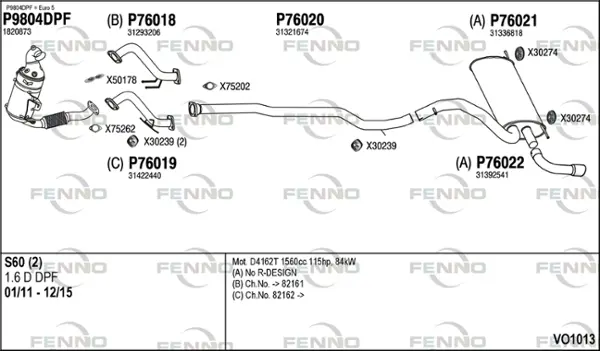 Изпускателна система FENNO               