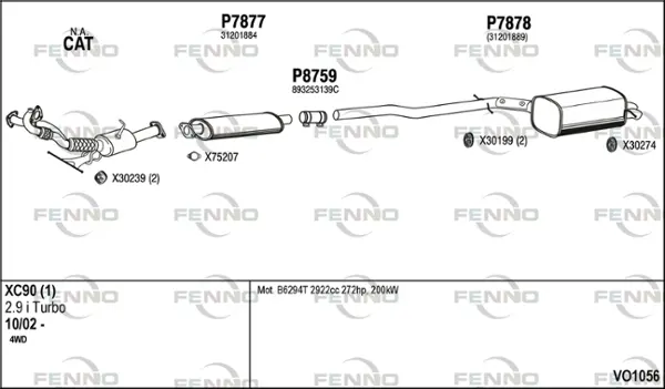 Изпускателна система FENNO               