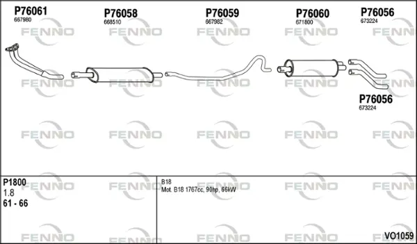 Изпускателна система FENNO               