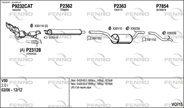 Изпускателна система FENNO               