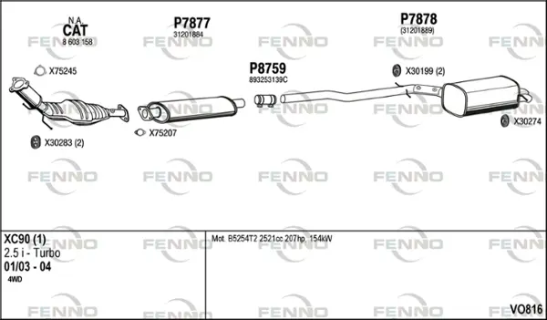 Изпускателна система FENNO               