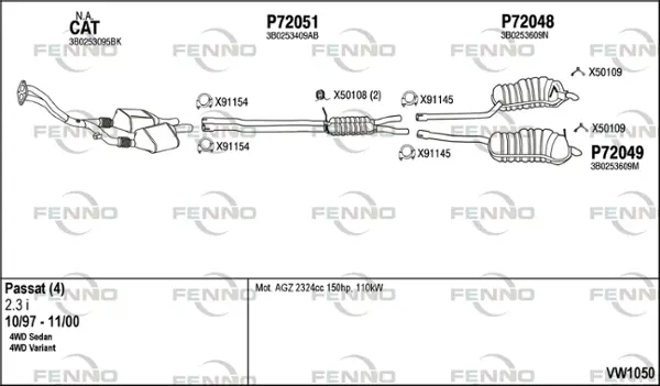 Изпускателна система FENNO               