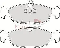комплект спирачно феродо, дискови спирачки COMLINE             