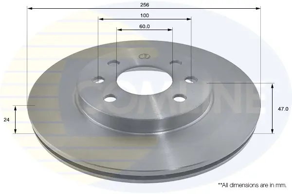 спирачен диск COMLINE             