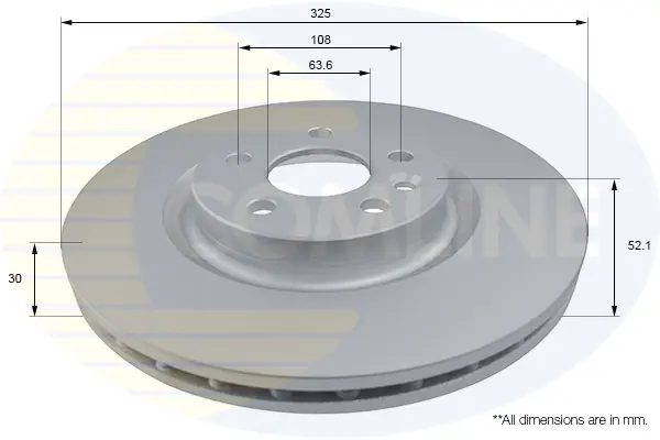 спирачен диск COMLINE             