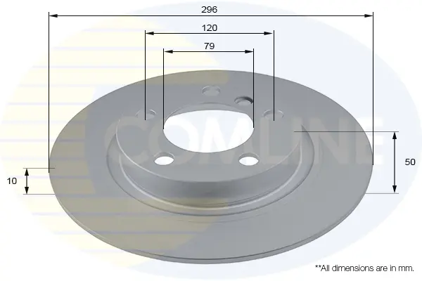 спирачен диск COMLINE             
