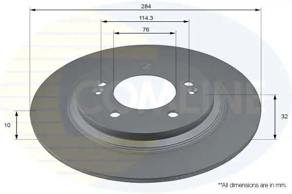 спирачен диск COMLINE             
