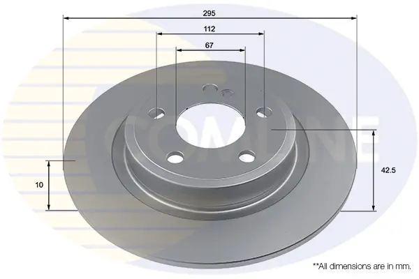 спирачен диск COMLINE             