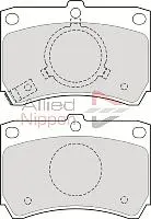 комплект спирачно феродо, дискови спирачки COMLINE             