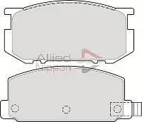 комплект спирачно феродо, дискови спирачки COMLINE             