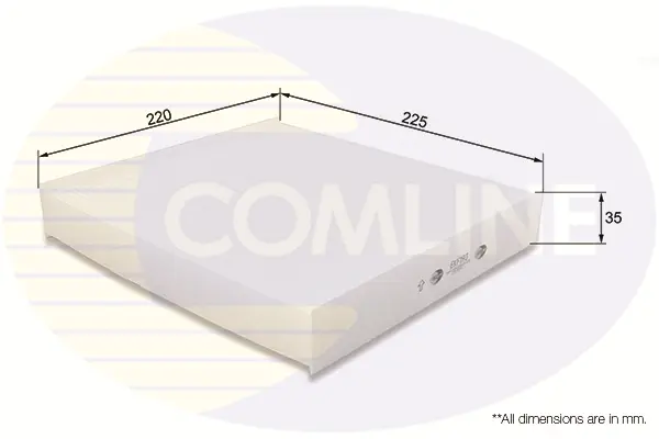 Филтър купе (поленов филтър) COMLINE