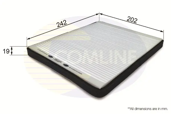 Филтър купе (поленов филтър) COMLINE             