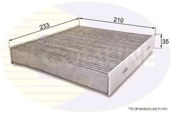 Филтър купе (поленов филтър) COMLINE             