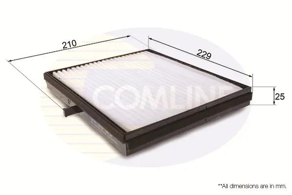 Филтър купе (поленов филтър) COMLINE             
