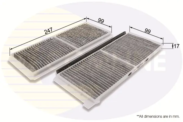 Филтър купе (поленов филтър) COMLINE             