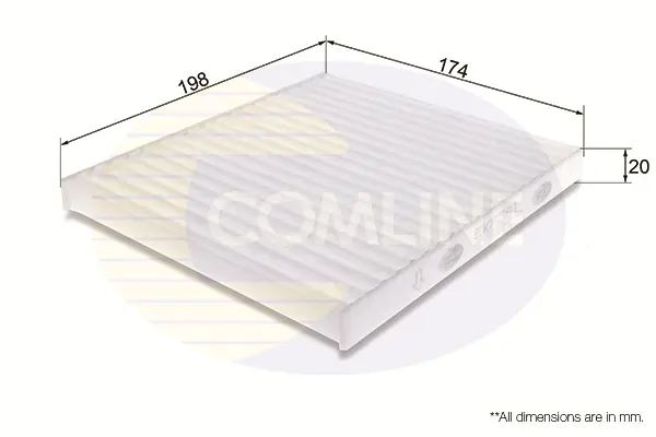 Филтър купе (поленов филтър) COMLINE             