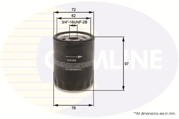 маслен филтър COMLINE             
