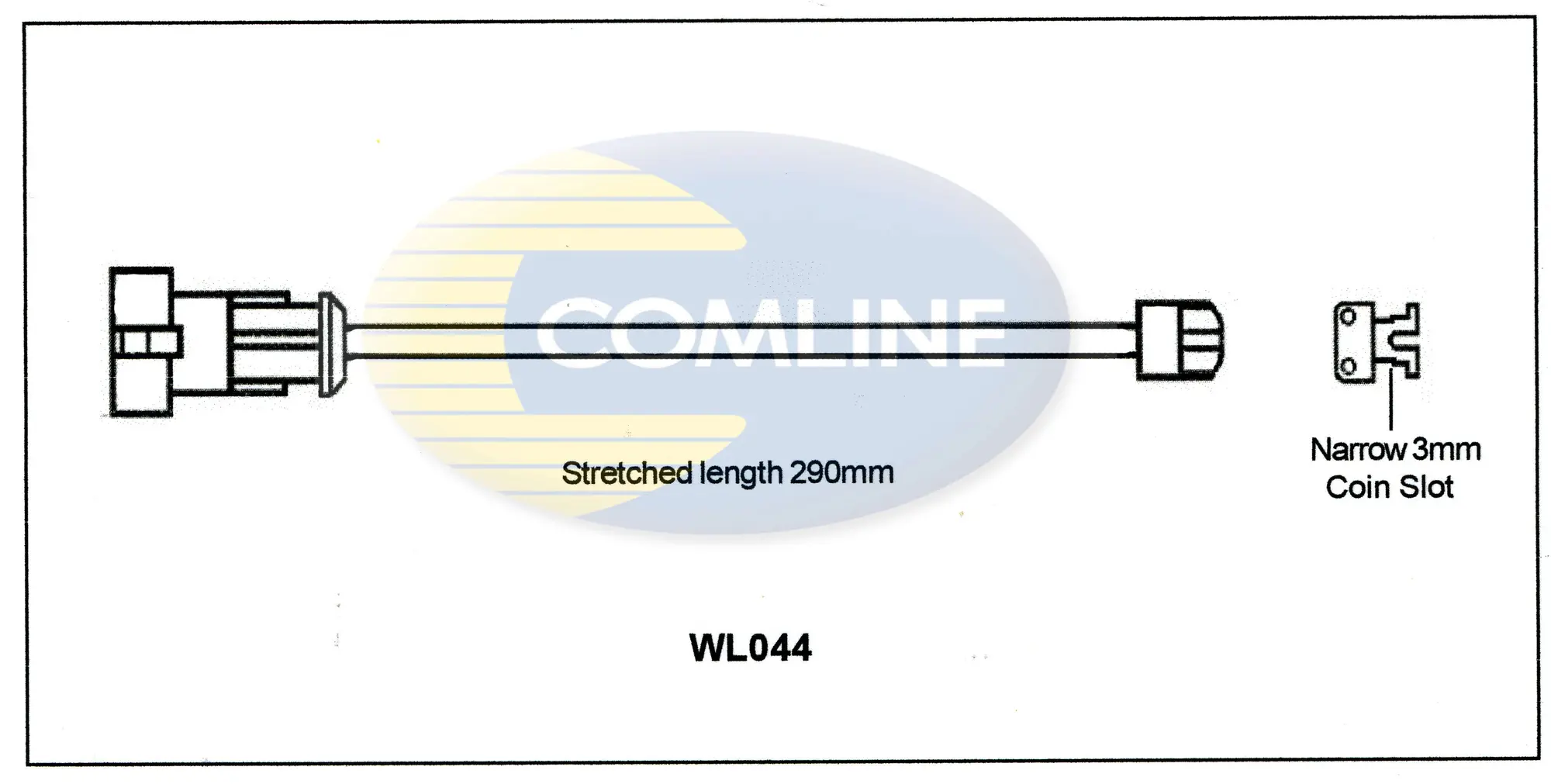 предупредителен контактен сензор, износване на накладките COMLINE             